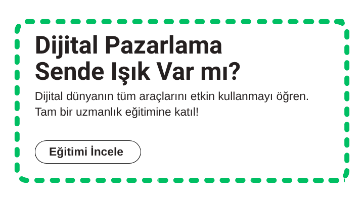 Dijital Pazarlama Uzmanlığı Eğitimi