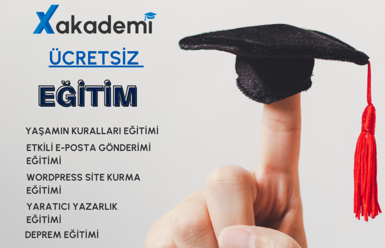 X Akademi'de Ücretsiz Eğitimlerle Geleceğinizi Şekillendirin!